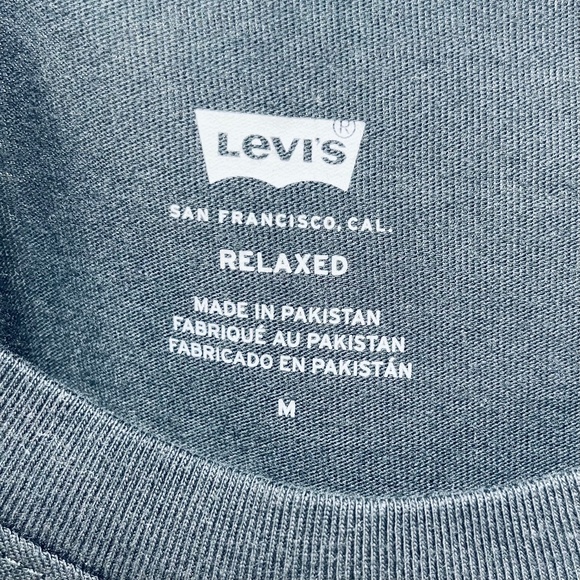 Levi’s Men’s Relaxed Fit Short Sleeve Graphic T Shirt 501 Reason Black Sz M New - Picture 6 of 8